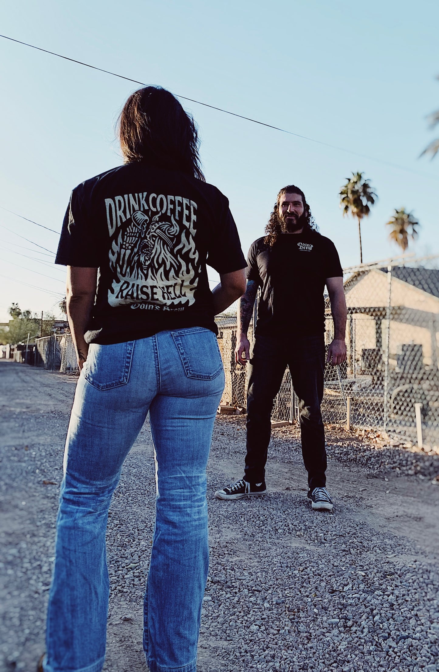 BLACK RAISE HELL T-Shirt - Odin's Brew