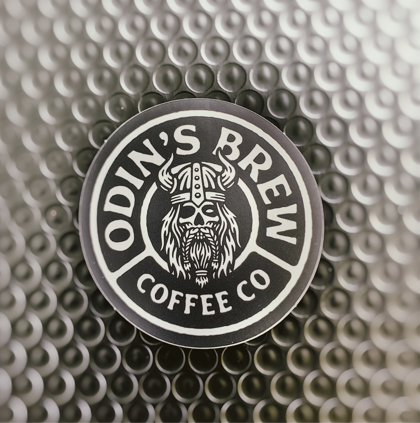 Odin’s Brew Badge (Black and White)