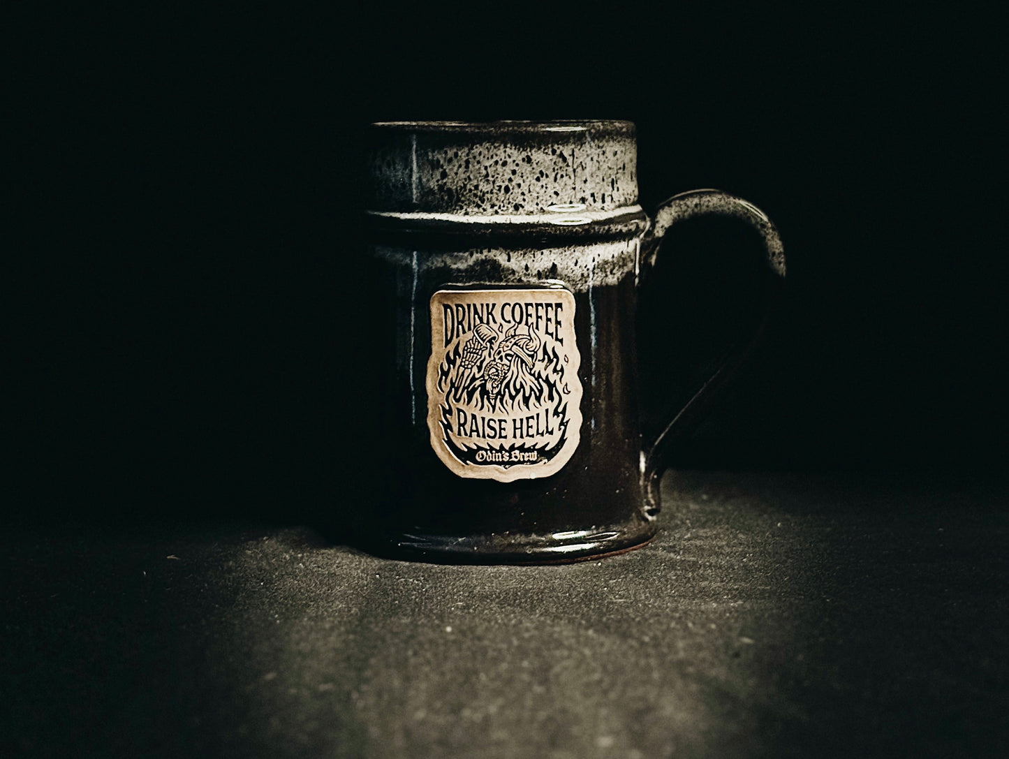 RAISE HELL Mug (Black & White)