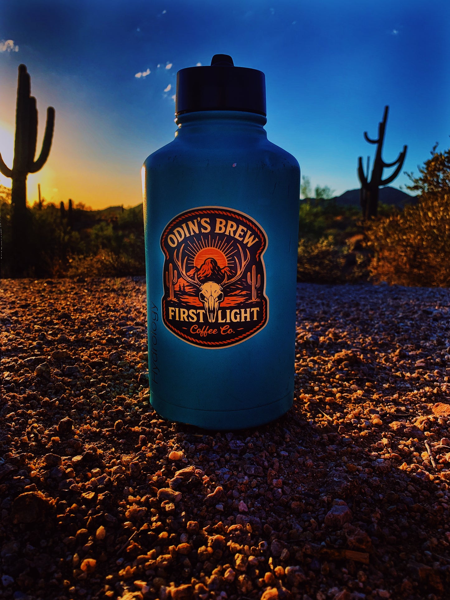 FIRST LIGHT DESERT STICKER