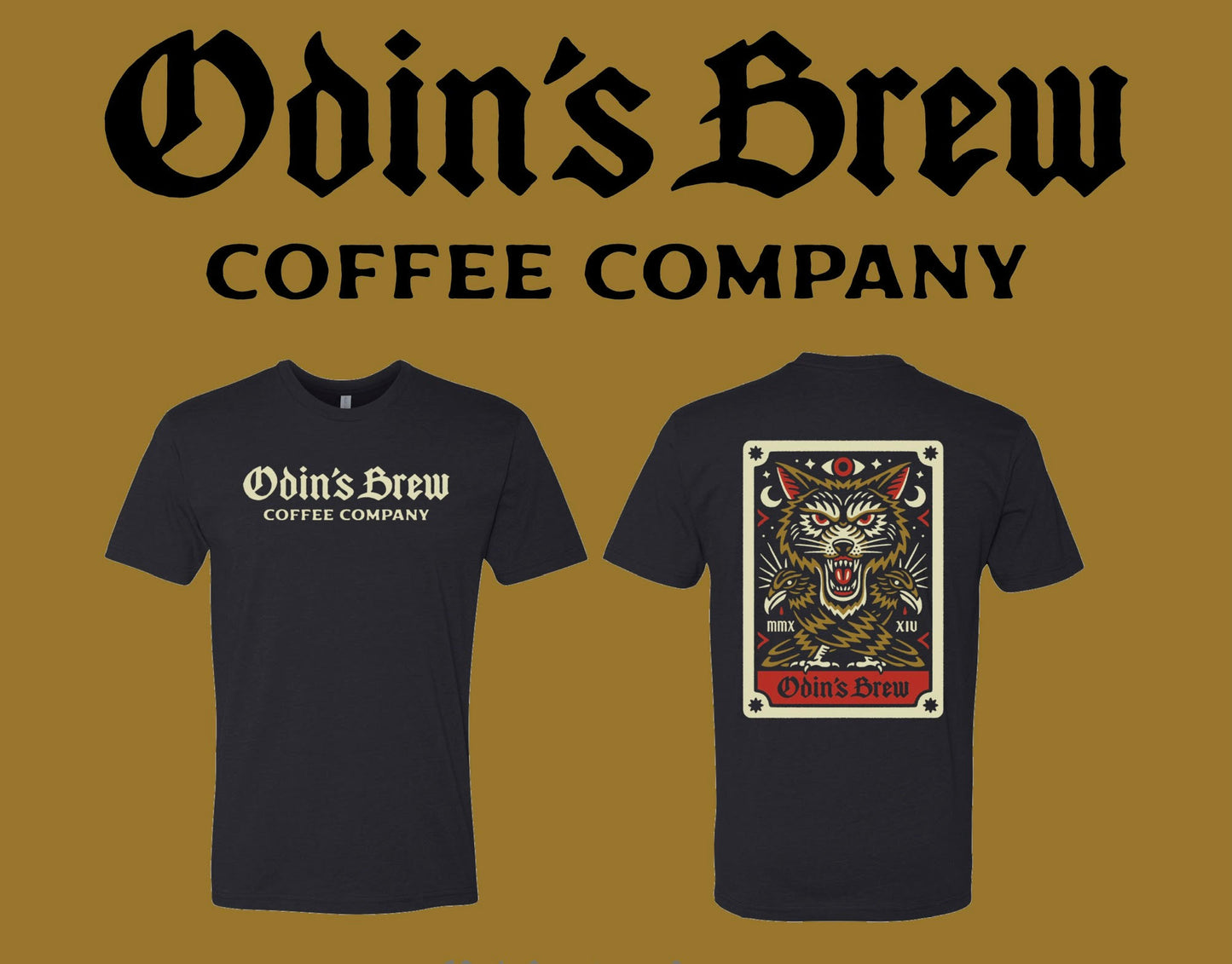 Odin's Wolf and Ravens Shirt - Odin's Brew