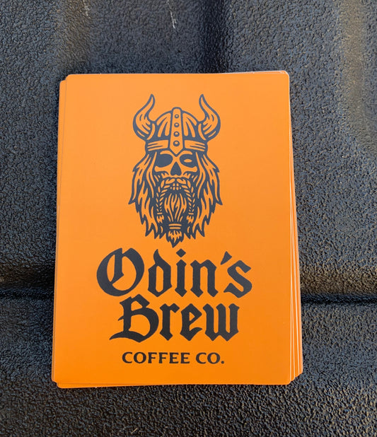 Odin’s Brew Orange Sticker - Odin's Brew