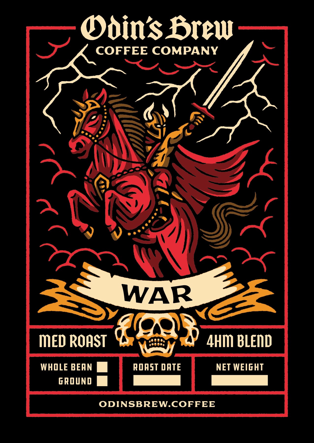 WAR (Medium Roast) - Odin's Brew